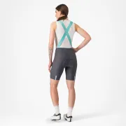 Castelli - pantaloni ciclism scurti cu bretele - Prima 2 Dt Bibshort - 16-35 gr C - gri inchis | albastru