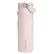 Stanley - termos tip sticla cu pai - Iceflow Flip Straw 2.0 - roz - 0.7 L