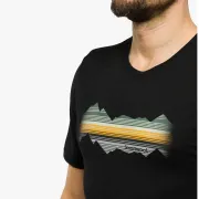 Smartwool - tricou sport unisex maneca scurta Mountain Horizon Graphic Short Sleeve Tee - negru