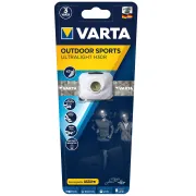 Varta - lanterna frontala Outdoor Sports Ultralight H30R reincarcabila Li-Polimer 300 lumeni - alb