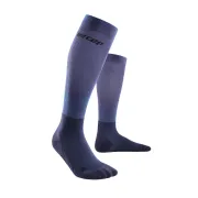 CEP - sosete compresie inalte - infrared recovery socks tall W - blue