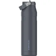 Stanley - termos tip sticla cu pai - Iceflow Flip Straw Lid - gri inchis - 1.06 L