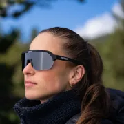 Ochelari de soare electro fotocromatici React Swiss OPTRAY ONYX - lentila gri si rama neagra