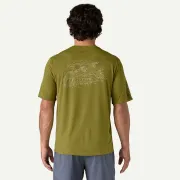 Patagonia - tricou - M Capilene Cool Daily Graphic Lands - Gri