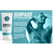 Surpass - gel de bus barbati Men`s hair and body wash Sepitonic 3M - 250ml