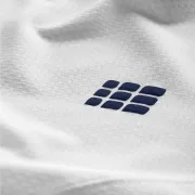 CEP - tricou tehnic - the run shirt round neck short sleeve v5 - white | geometrics