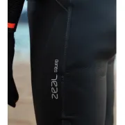 Orca - costum neopren ape deschise pentru copii Junior OpenWater Zeal Squad wetsuit - negru dungi portocalii