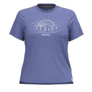 Smartwool - tricou merino - Mountain Sol Short Sleeve Graphic Tee W - Albastru