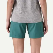 Patagonia - sort - W Landfarer Bike Shorts Wetland Blue - Albastru