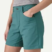 Patagonia - sort - W Landfarer Bike Shorts Wetland Blue - Albastru