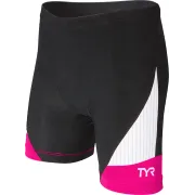 TYR Tri Short Femei Carbon 6" negru-roz