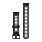 Garmin - curea silicon Forerunner - Quick Release 22 - Negru I Whitestone transparent cu Carcasa slate