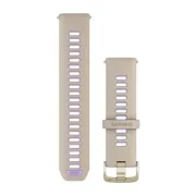 Garmin - curea silicon Forerunner - Quick Release 22 - French Grey I Indigo transparent cu Componente Soft Gold