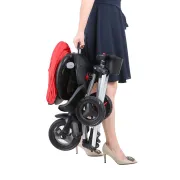Tricicleta Ultrapliabila QPlay Nova Rubber - Rosu