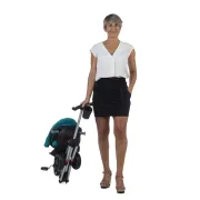 Tricicleta Ultrapliabila QPlay Nova Rubber - Turcoaz
