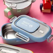 Lunchbox Nava We care 800 ml albastru