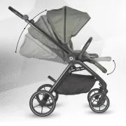 Carucior modular 2in1 Coccolle Serry Moss green+ Scoica auto iSize Coccolle Knox Black