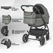 Carucior modular 2in1 Coccolle Serry Moss green