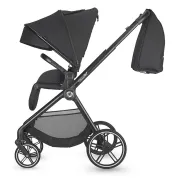 Carucior modular 4in1 Coccolle Lissia Anthracite cu Scoica auto iSize Coccolle Knox Black si Baza isofix iSize Coccolle Knox