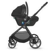 Carucior modular 4in1 Coccolle Lissia Moss green cu Scoica auto iSize Coccolle Knox Black si Baza isofix iSize Coccolle Knox