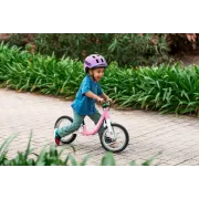 Bicicleta copii Woom GO 1 cu roti 12" powder pink