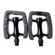 Pedale Marwi SP-823, reflectorizante, aluminiu, negru