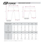 Pantaloni Force Blade MTB cu sub-pantaloni cu bazon rosu M