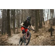 Pantaloni Force Blade MTB cu sub-pantaloni cu bazon rosu S
