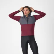 Hanorac Castelli UNLTD Roam Hoodie Visiniu/Gri XXL
