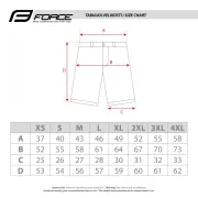 Pantaloni Scurti Force Mount MTB Negri S