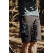 Pantaloni Scurti Force Rebel MTB Negri XL