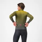 Tricou cu maneca lunga Castelli Apice Thermal Salvie/Albastru/Mango Mojito XXL