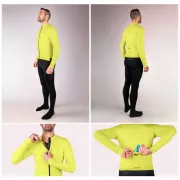 Bluza Force Endless cu maneca lunga fluo L