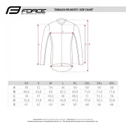 Bluza Force Endless cu maneca lunga fluo S