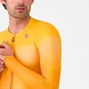 Bluza cu maneca lunga Castelli UPF LS, pentru barbati, portocaliu aprins XXL