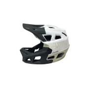 Casca full-face Integra Sport white - Military Green M (55-58 cm)