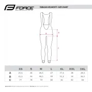 Pantaloni cu bretele si bazon Force Bright negri M