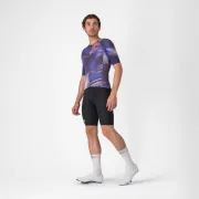 Tricou cu maneca scurta Castelli Aero Race 8s, pentru barbati, rosa giro/night shade XXL