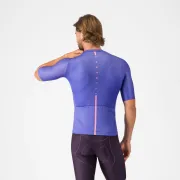 Tricou cu maneca scurta Castelli Drittone Logo, pentru barbati, violet/roz giro M