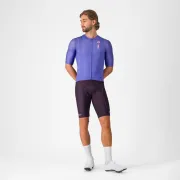 Tricou cu maneca scurta Castelli Drittone Logo, pentru barbati, violet/roz giro XXL