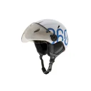 Casca GLOOB Urban cu urechi detasabile Alb-Albastru M