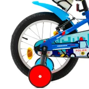 Bicicleta Copii DHS Police - 16 Inch, Albastru, Reambalat