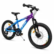 Bicicleta Copii Dhs Terrana 2023, model 2026 - 20 Inch, Albastru-Violet