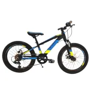 Bicicleta Copii Devron Alaska - 20 Inch, Negru-Albastru, Reambalat