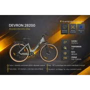 Bicicleta electrica Oras Devron 28200 - 28 inch, M, Gri Deschis