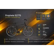 Bicicleta Trekking Prophete 52775 - 28 inch, L, Negru