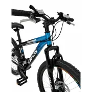 Bicicleta Copii Dhs Terrana 2423B, model 2026 - 24 Inch, Negru-Albastru