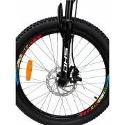 Bicicleta Copii Dhs Terrana 2423B, model 2026 - 24 Inch, Negru-Portocaliu
