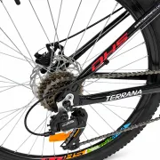 Bicicleta Copii Dhs Terrana 2423B, model 2026 - 24 Inch, Rosu-Negru