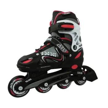 Role Copii, Reglabile Ikki Boy, S 31-34, Negru-Rosu